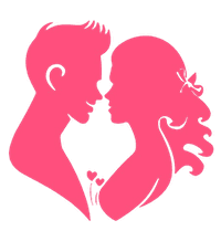 Secrts couple silhouette